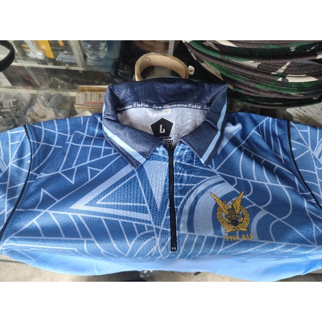 KAOS OLGA TNI AU TERBARU LENGAN PENDEK