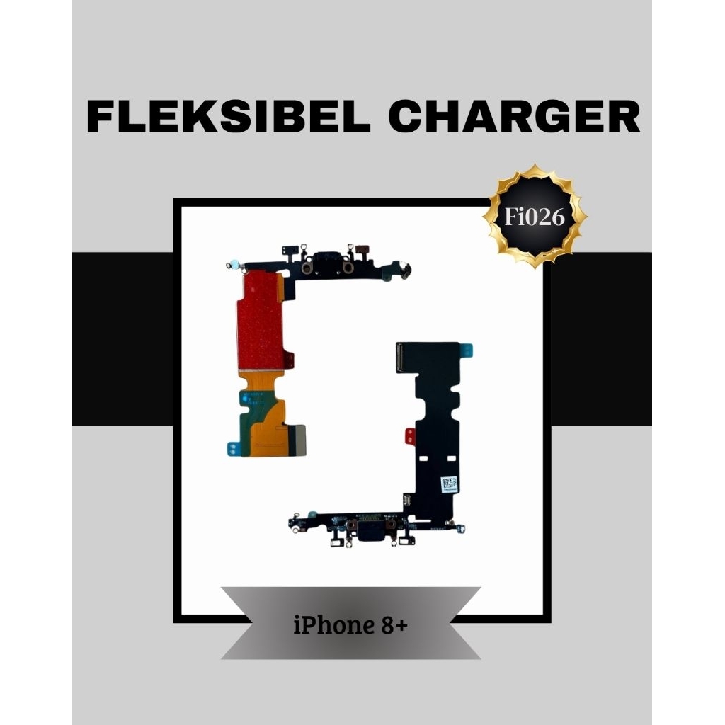 FLEKSIBEL CHARGER IPHONE 8/IPHONE PLUS KUALITAS ORIGINAL
