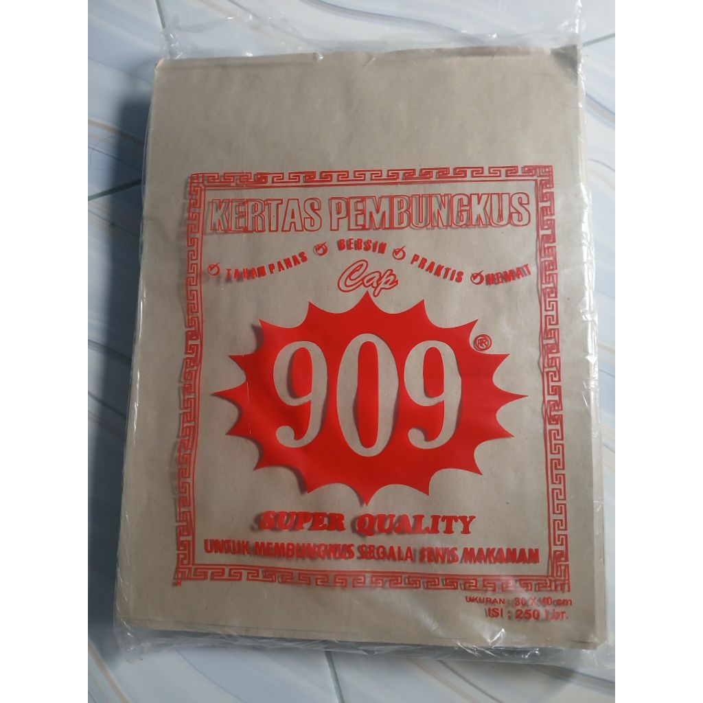 

Kertas Pembungkus Cat 909 Isi 250 Lembar