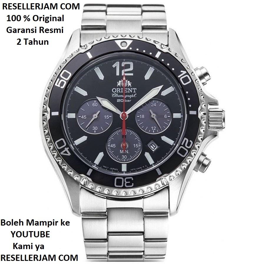 Jam Tangan Orient RA-TX0202B10B Solar Sapphire 42.8mm Orient RA-TX0202B Original & Garansi Resmi