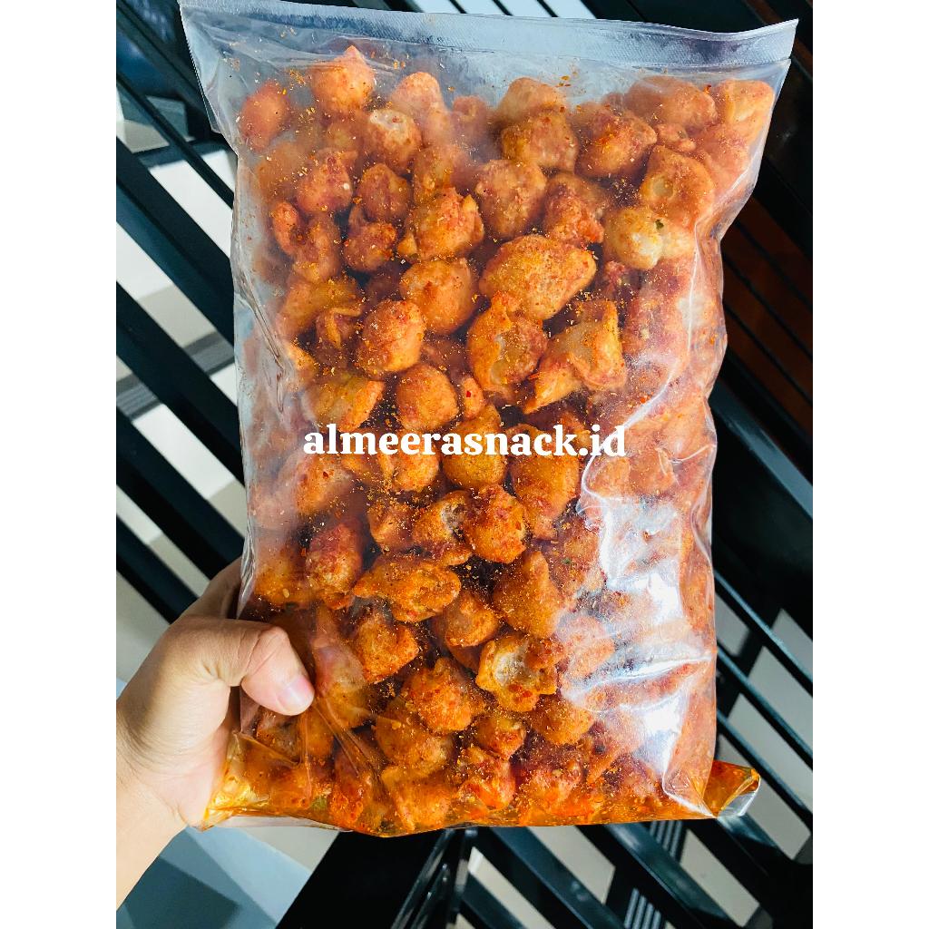 

siomay/somay kering mini 1kg pedas daun jeruk bumbu melimpah