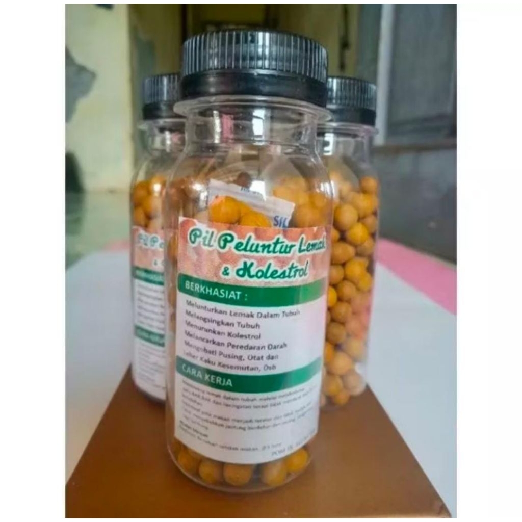 Pil kuning pil peluntur lemak dan kolesterol