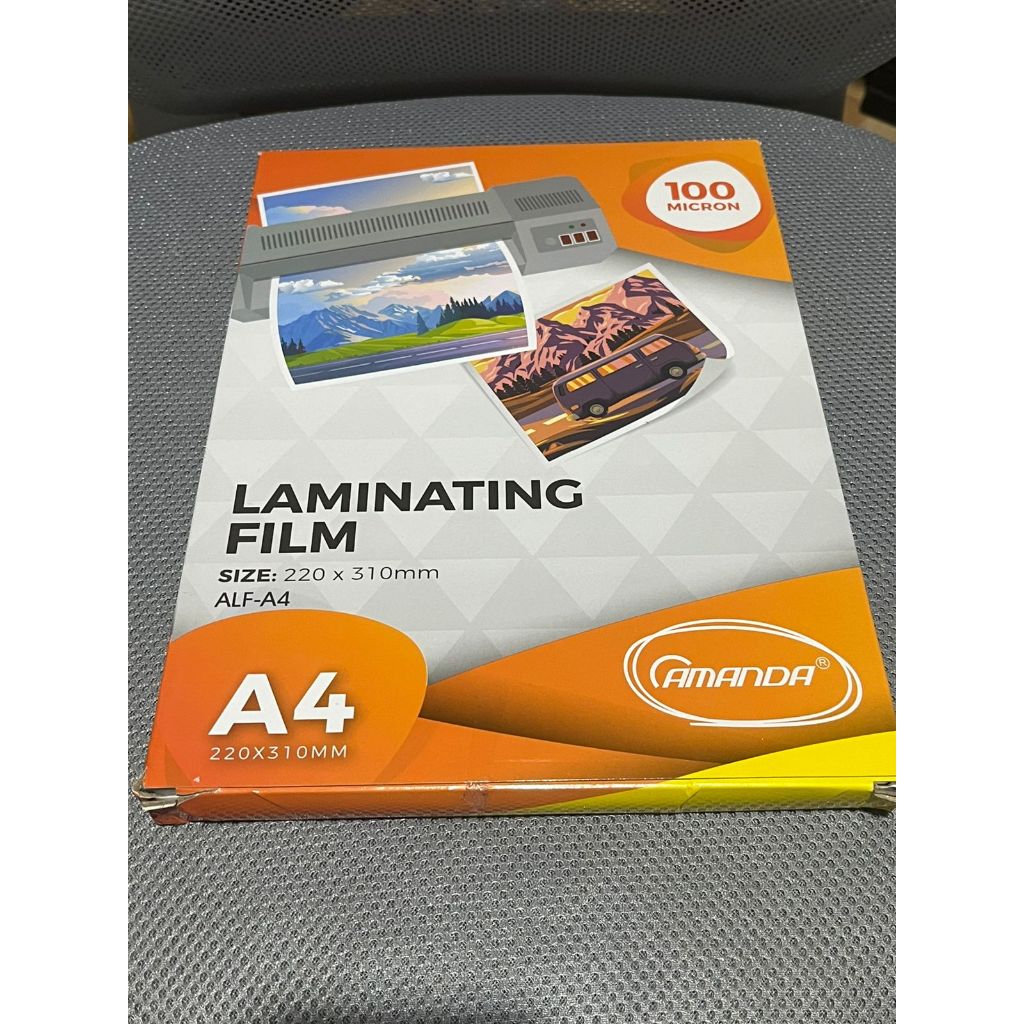 

Laminating Film A4 / F4 100 Micron isi 100 pcs Berkualitas