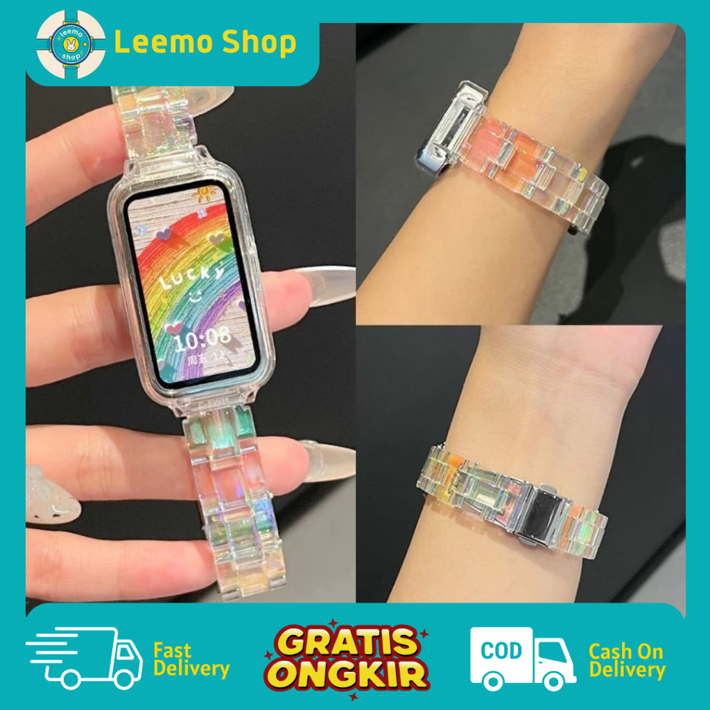 Tali Jam Straps Jam Kompatibel Redmi Smart Band 3, Strap Jam Mi Band 9 Active