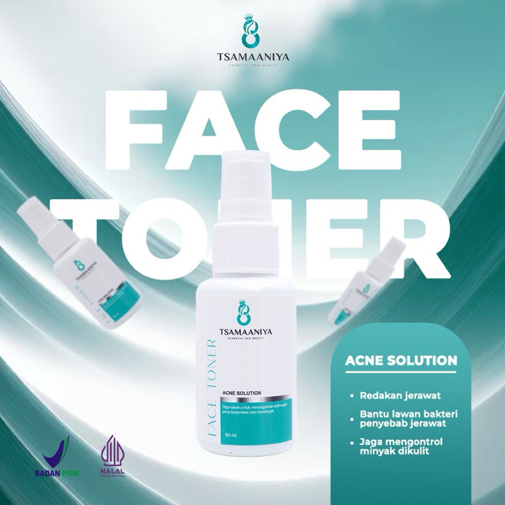 TSAMAANIYA SKINCARE FACE TONER/ TONER TSAMAANIYA SKINCARE/ALL SKIN/ ACNE SOLUTION