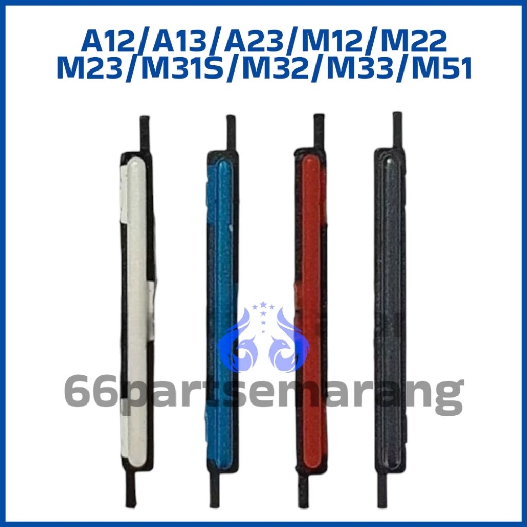 Tombol Luar Power Volume Samsung A12 / A13 4G / A14 4G / A14 5G / M12 / M14 4G / M14 5G / M22 / M23 