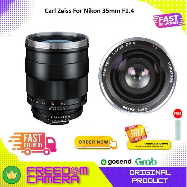 Carl Zeiss 35mm F1.4 35 F/1.4 ZF.2 Distagon T* For Nikon/Lensa Nikon 35mm f1.4 / Lensa Fix Nikon