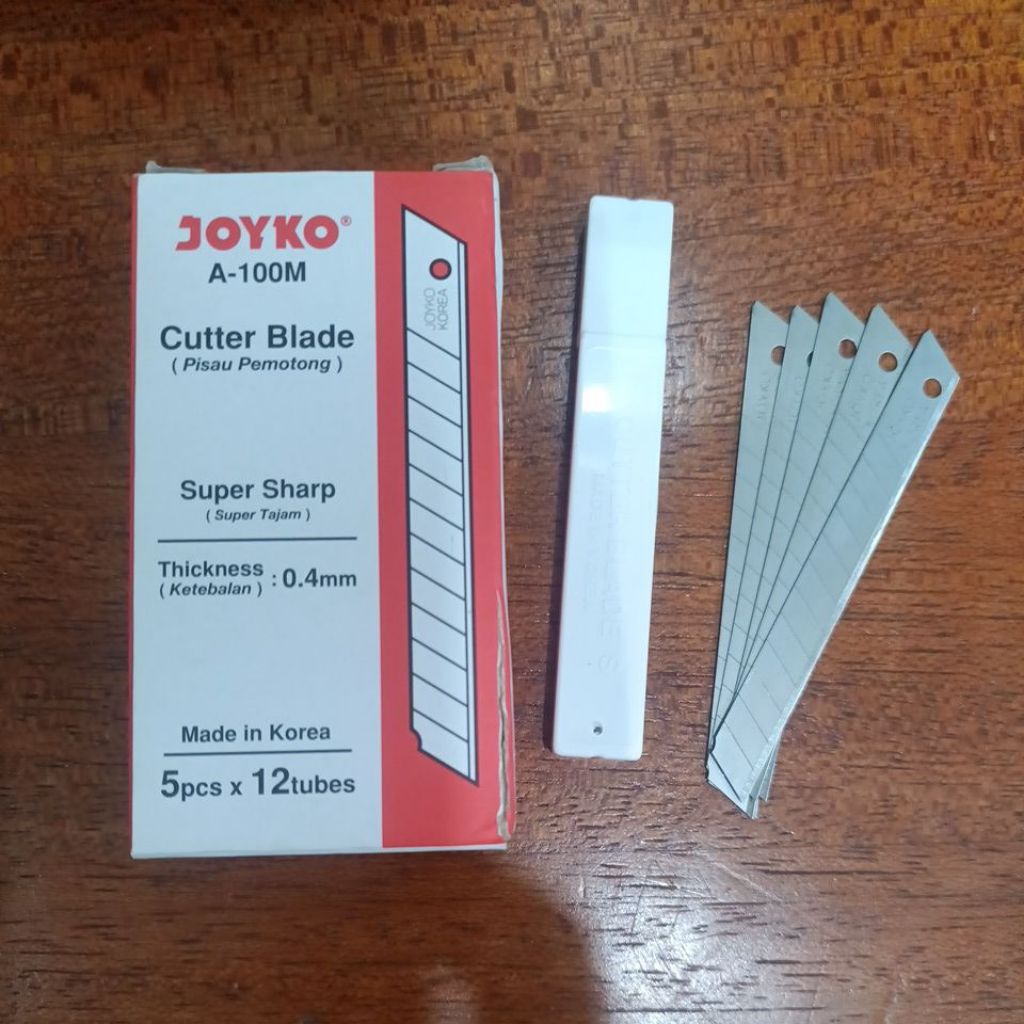 

[ 5PCS ] ISI CUTTER KECIL | ISI CUTTER JOYKO A-100 | ISI CUTTER JOYKO KECIL
