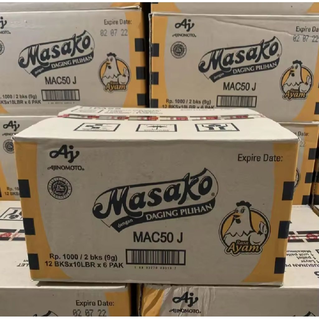 

masako 1 dus 60 renceng x 12 x 8,5gr