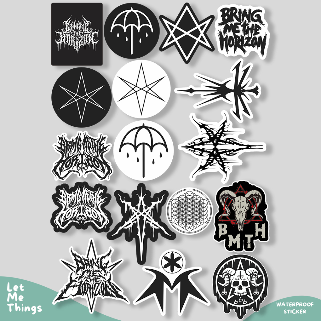 

Sticker Band BMTH Stiker Bring Me The Horizon anti air || stiker helm