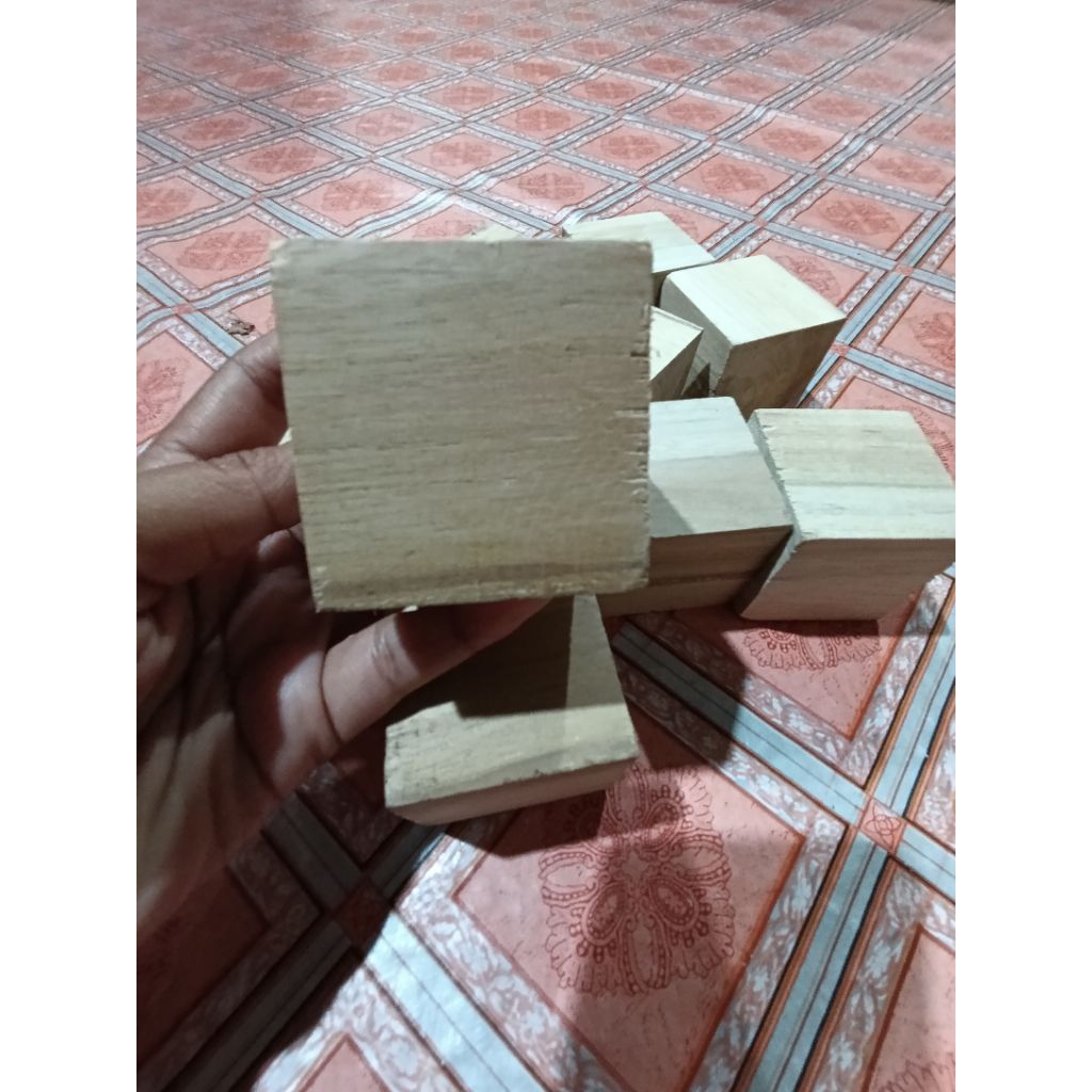 balok kayu jati asli