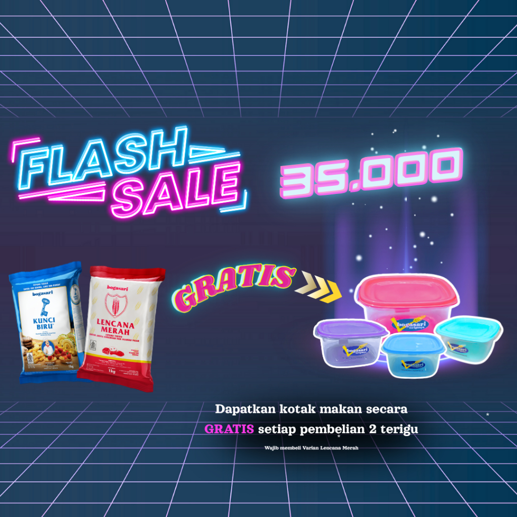 

Paket Jakarta Fair+Lunch Box - 1pc Lencana Merah+1pc Tepung Kunci Biru Premium