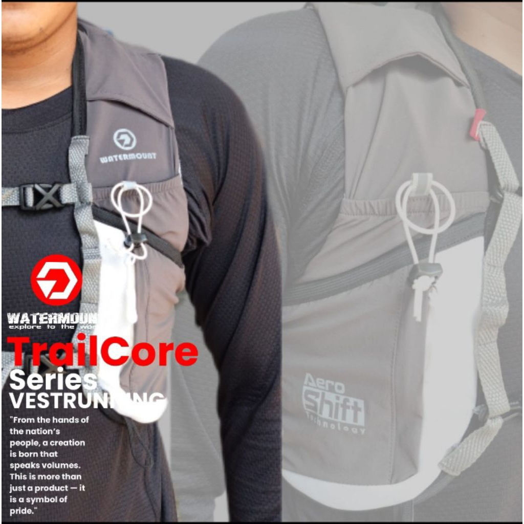 Vest Trail running Vest rompi hydropack - Tas sepeda - Tas lari Ultralight