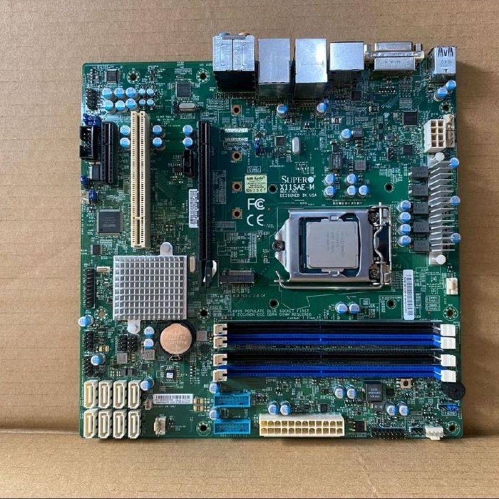 MOBO PROCESSOR INTEL XEON E3-1240 V6 SETARA DENGAN I7 7700 12 CORES LGA 1151 DDR4