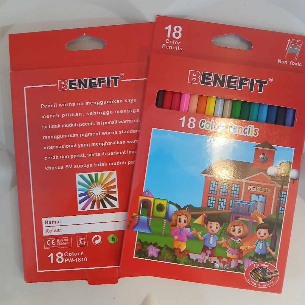 

Pensil Warna Benefit 18 Color