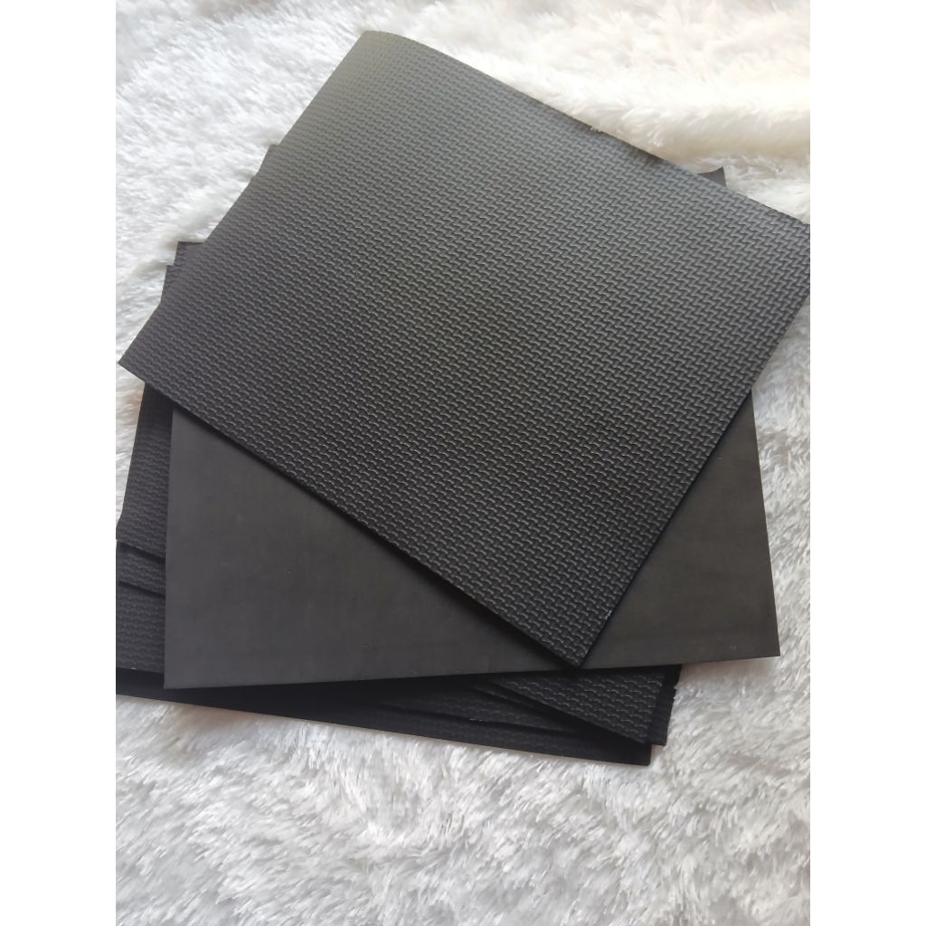 

spon eva DIY warna hitam 2 sisi uk.25×30