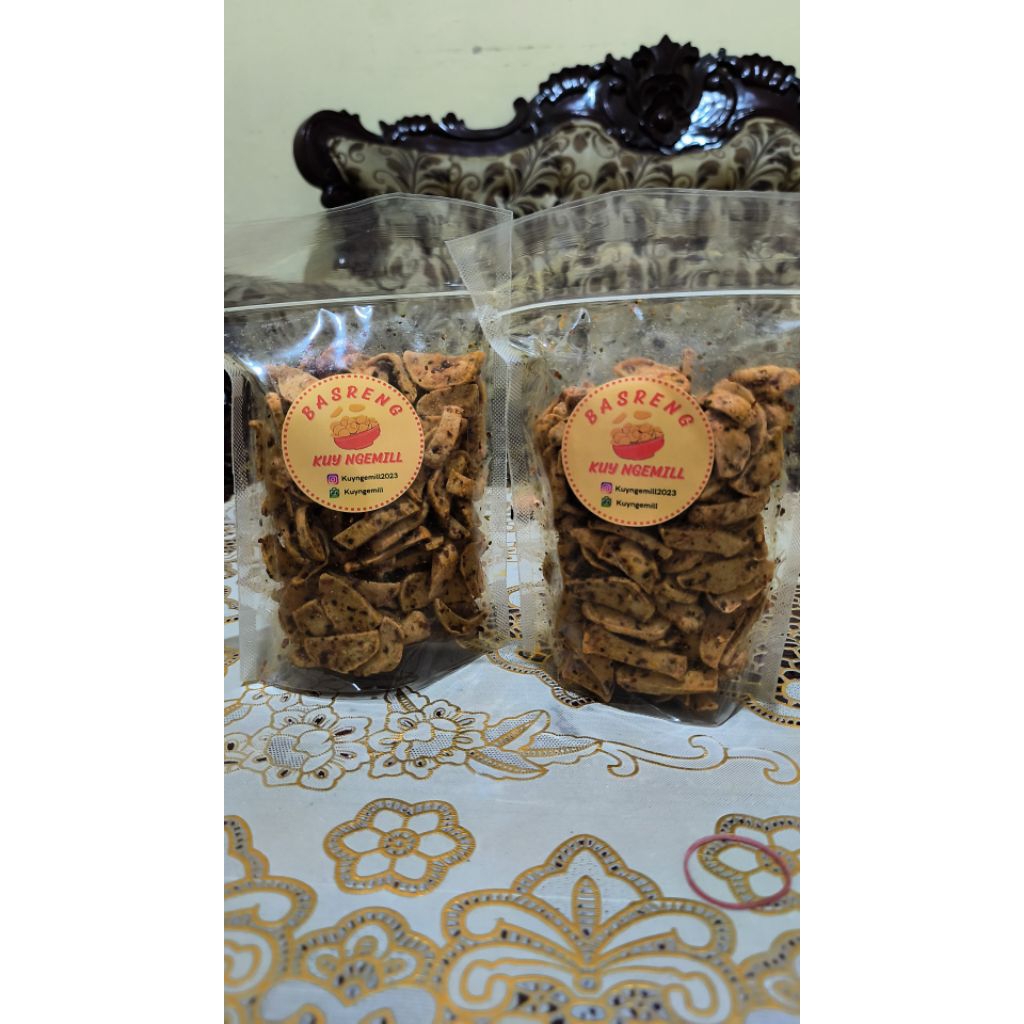 

Basreng Pedas Daun Jeruk 250gr Kuy Ngemill