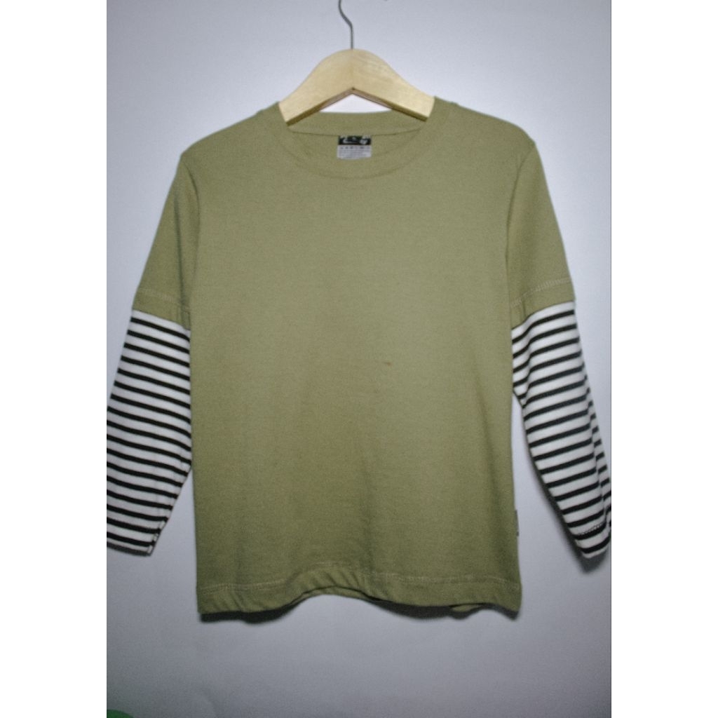 Kaos Anak Tangan Panjang Layer Premium
