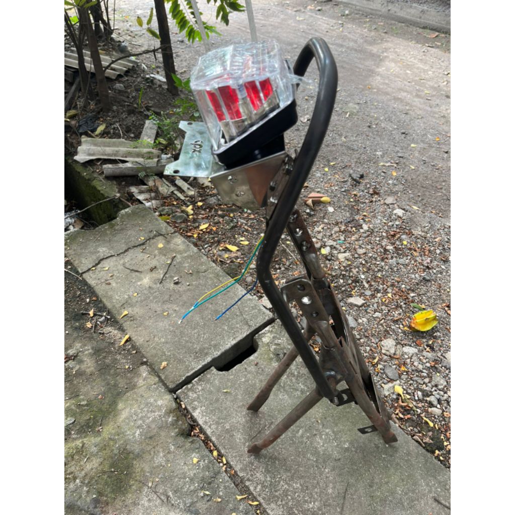 SAMBUNGAN RANGKA BELAKANG GL 100 FULL SET CPX BUNTUTAN RANGKA HONDA GL100 CPX