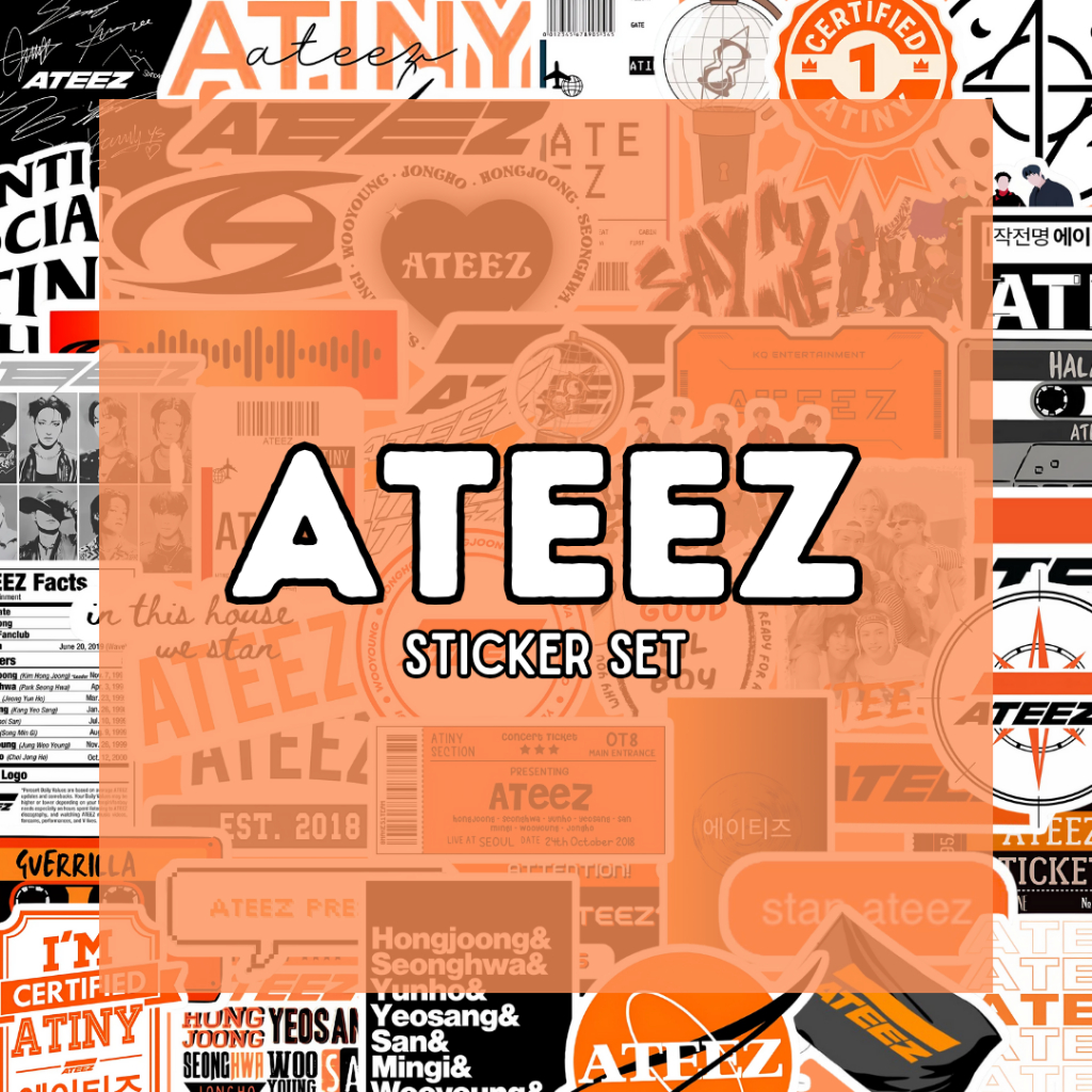 

Sticker Ateez | Sticker Atiny | Sticker Aesthetic / Sticker Anti Air / Sticker Vinyl / Sticker Die Cut / Sticker Kpop / Sticker Cute
