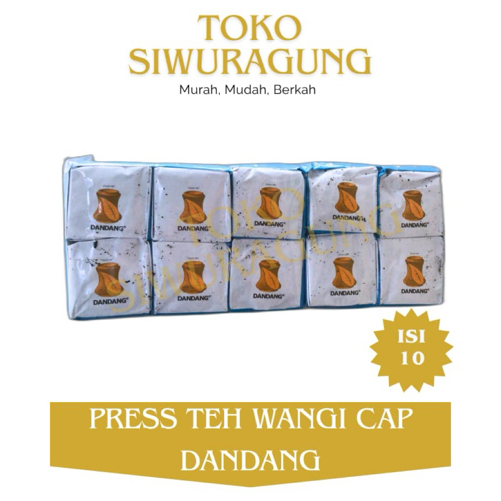 

TEH DANDANG BIRU PRESS | 1 PRES isi 10 pcs