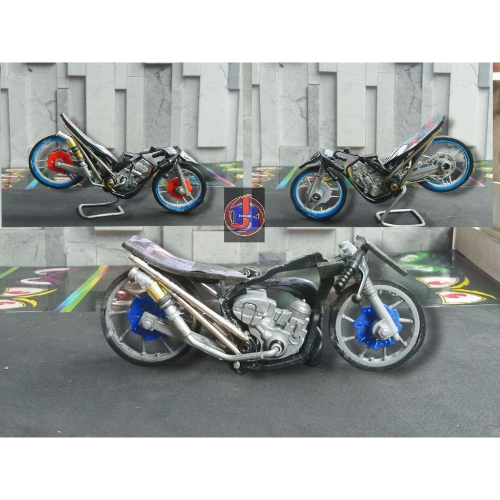 miniatur motor drag/mainan motor drag murah/miniatur motor drag murah