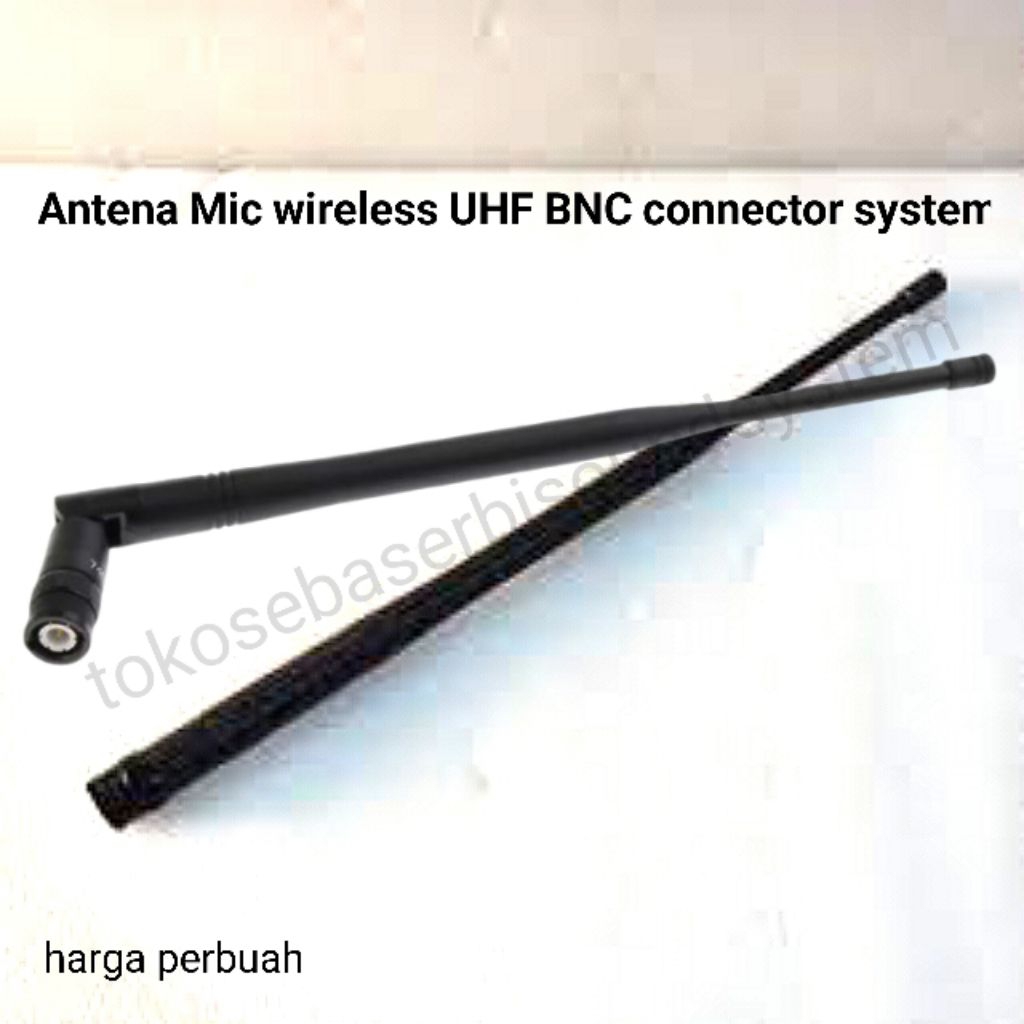 Antena mic wireless sepasang buat bnc pada receiver wireless