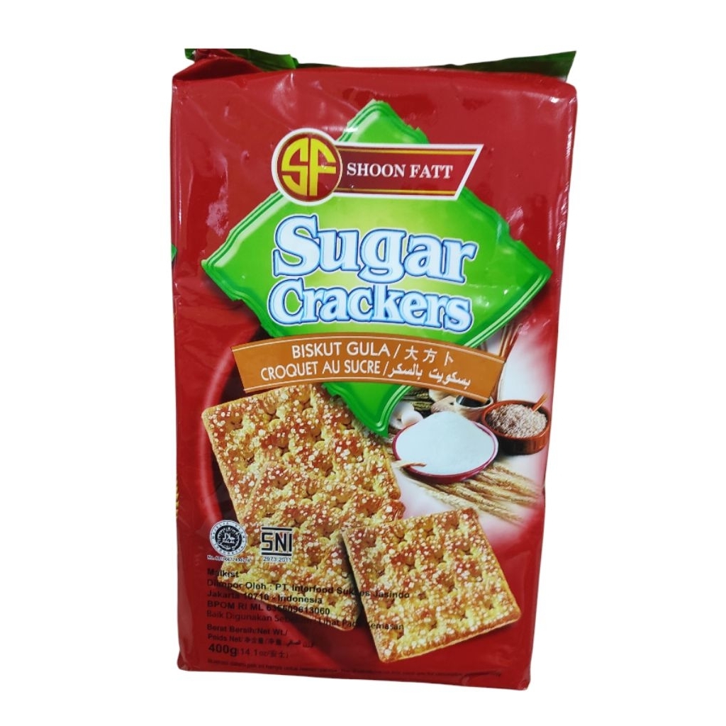 

Shoon Fatt Sugar Crackers biscuits gula halal 400gr ih