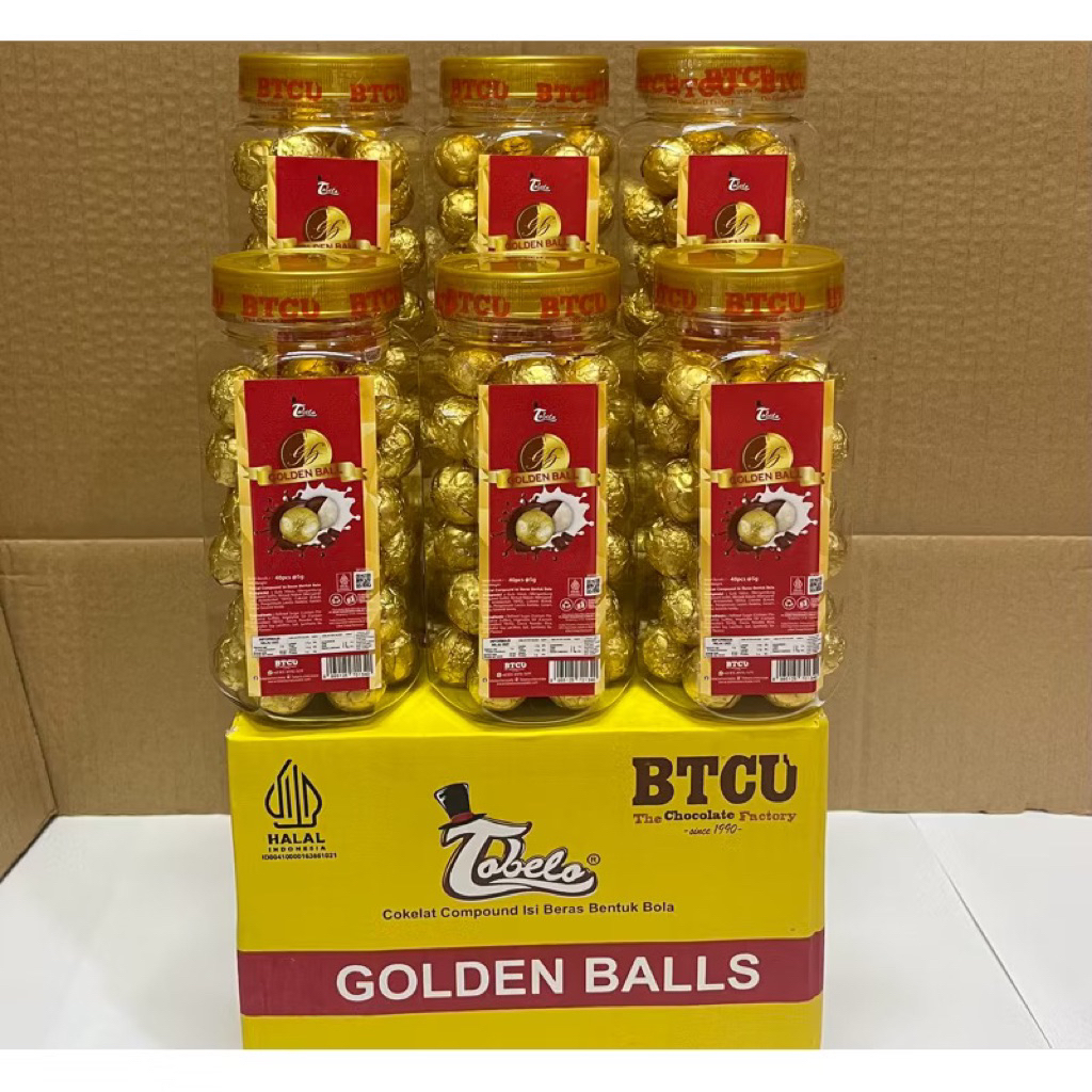 coklat bulat/ferrero coklat/coklat bungkus emas viral