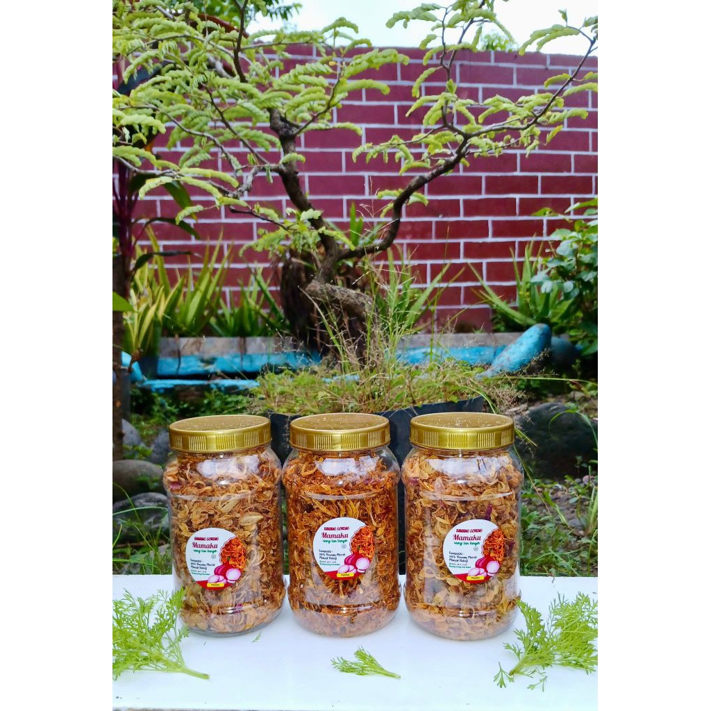 

BAWANG GORENG MAMAKU ORIGINAL SIAP SAJI GURIH PEDAS 100% BAWANG ASLI