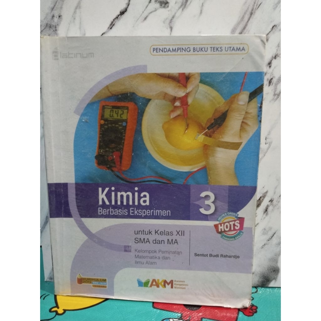 AKM hots kelas 3 SMA kimia paket ori