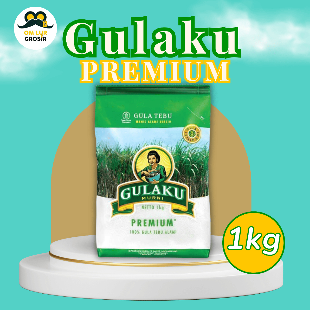 

Gula Pasir Gulaku Premium 1kg (Bisa COD) Hijau/Kuning