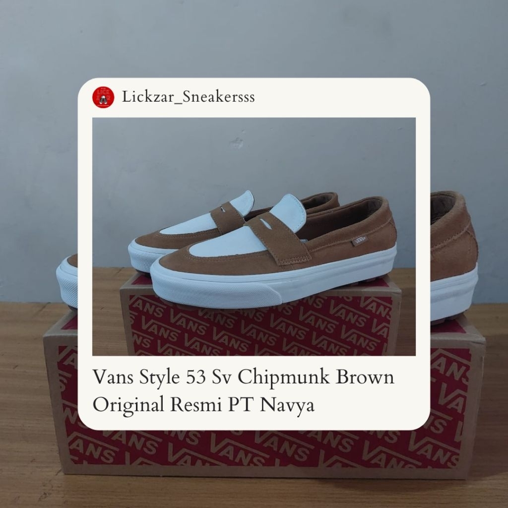 Vans Style 53 SV Chipmunk Brown Resmi PT Navya