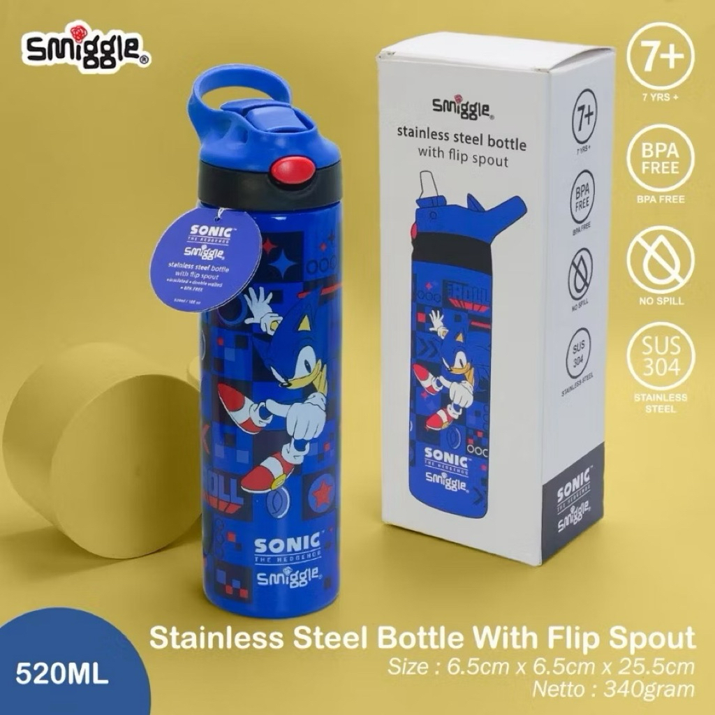 Botol Stainless Smiggle Sonic