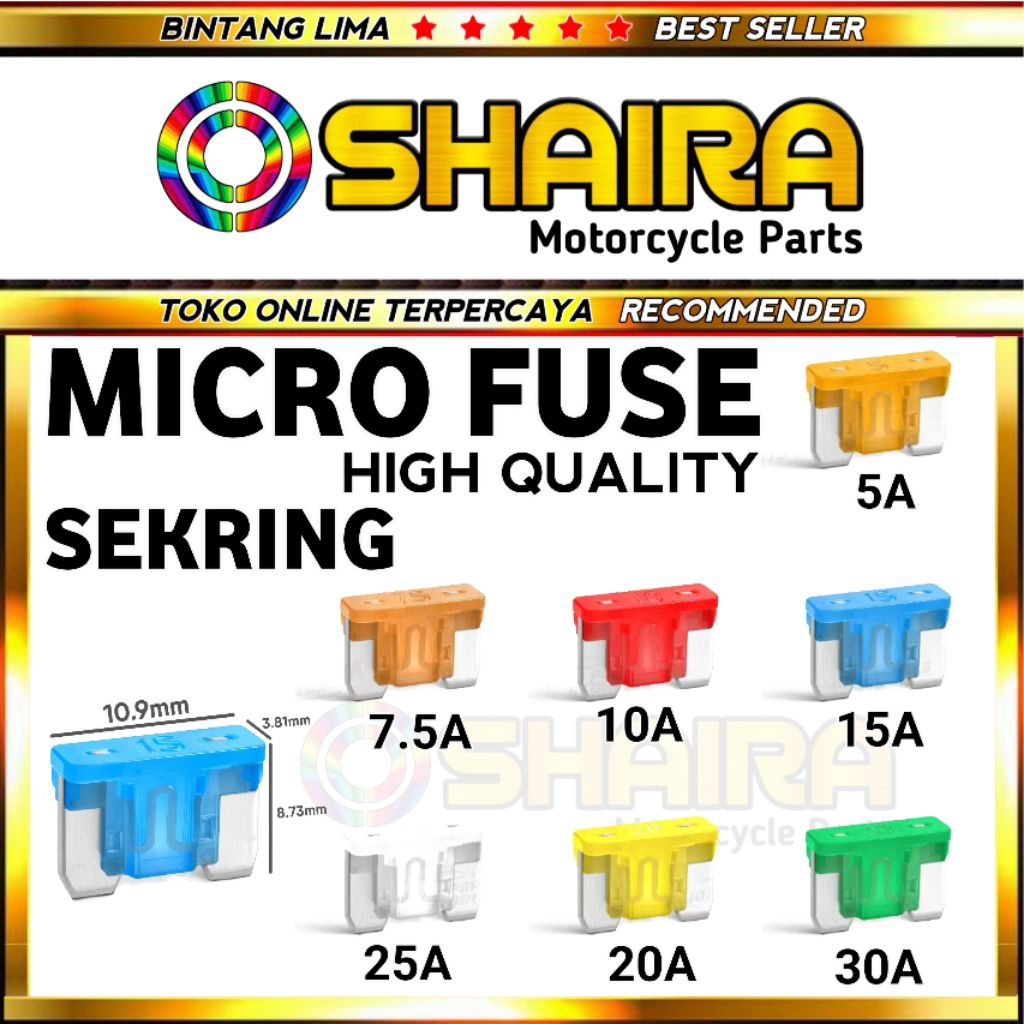 SEKRING MIKRO / FUSE MICRO / SEKRING TANCAP MICRO / SEKRING BUNTUNG / MICRO FUSE / FUSE DX MICRO / S