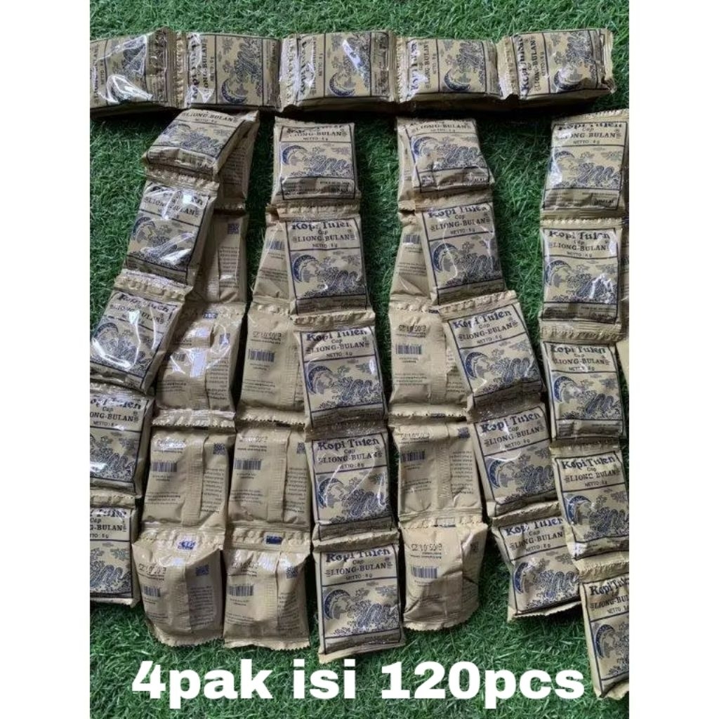 

Termurah Kopi Cap Liong Bulan Tanpa Gula 8g ( 4pak isi 120pcs sanchet )