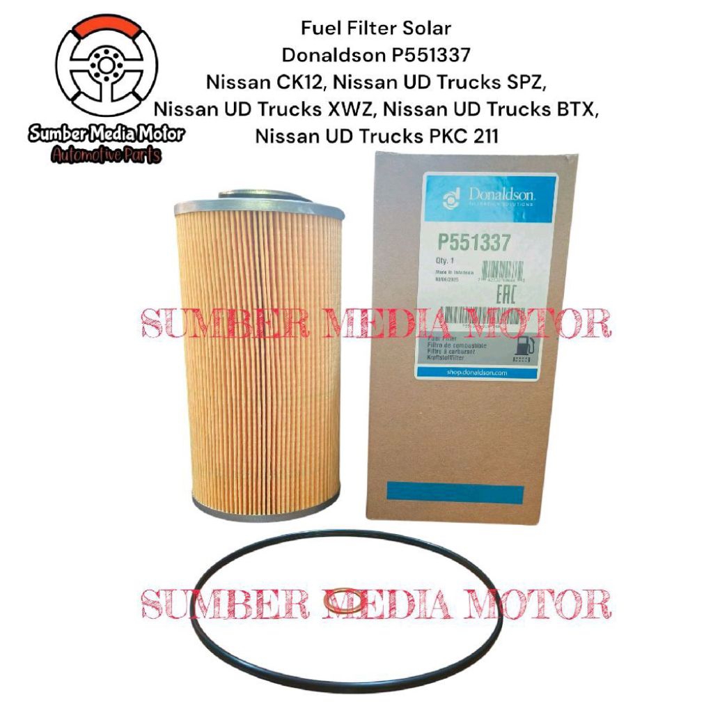Donaldson Fuel Filter Solar P551337 & J8620001 / F-1805 Nissan CK12, Nissan UD Trucks SPZ, Nissan UD