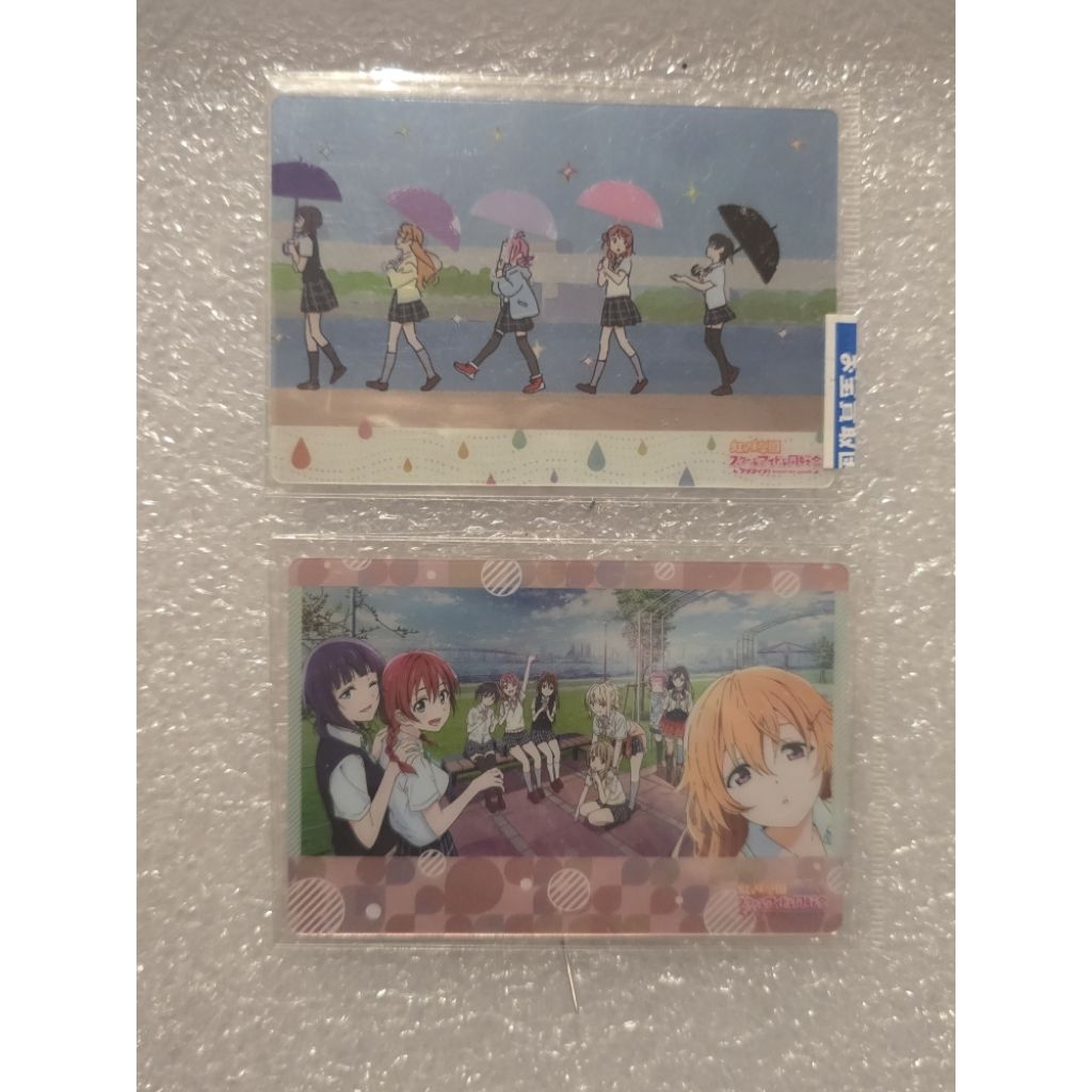 love live nijigasaki card wafer