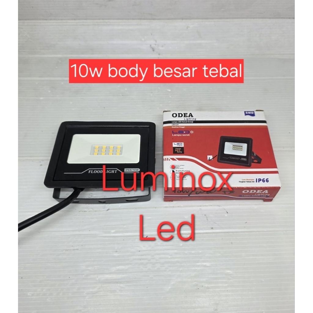 lampu sorot flood light ODEA 10watt 10w / tembak led taman 10w 10 watt 220volt