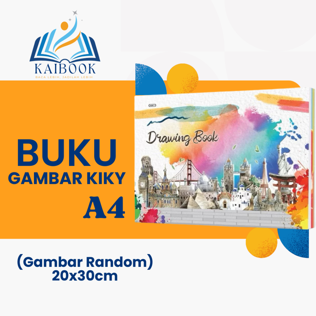 

(1Pcs) Buku Gambar A4 KIKY Buku Gambar A4 Drawing Book