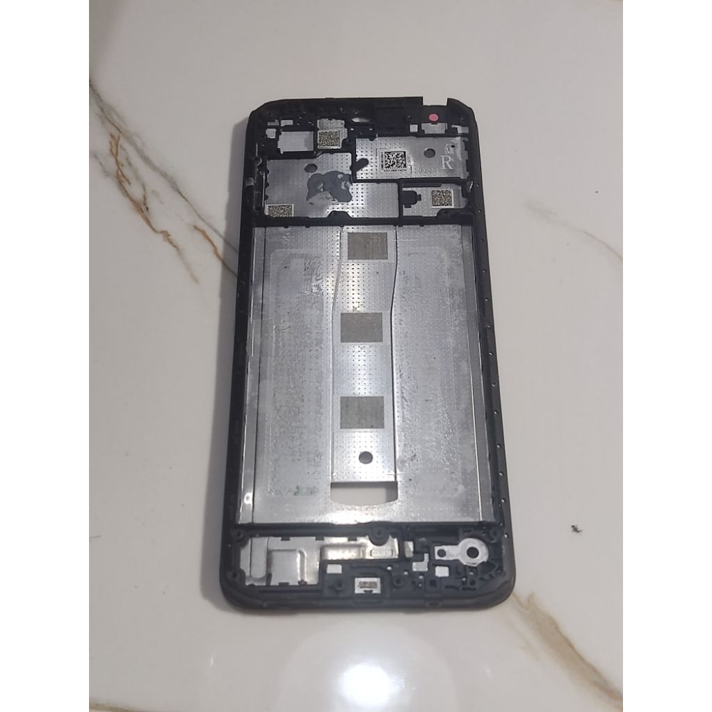 FRAME TATAKAN LCD REDMI 12C BEKAS COPOTAN AGAK BENGKOK DIKIT