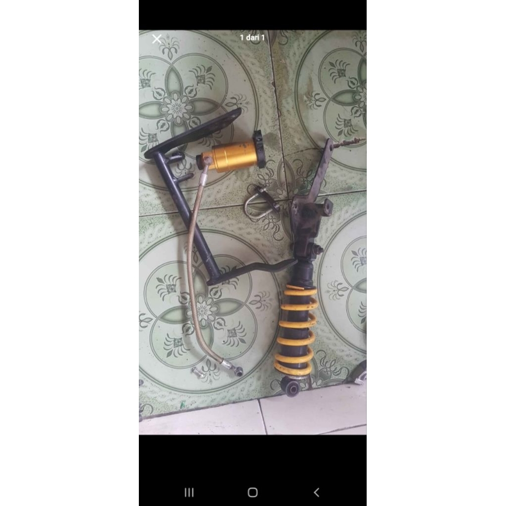 Monoshock tabung set braket nui racing pnp aerox ,lexi nmax