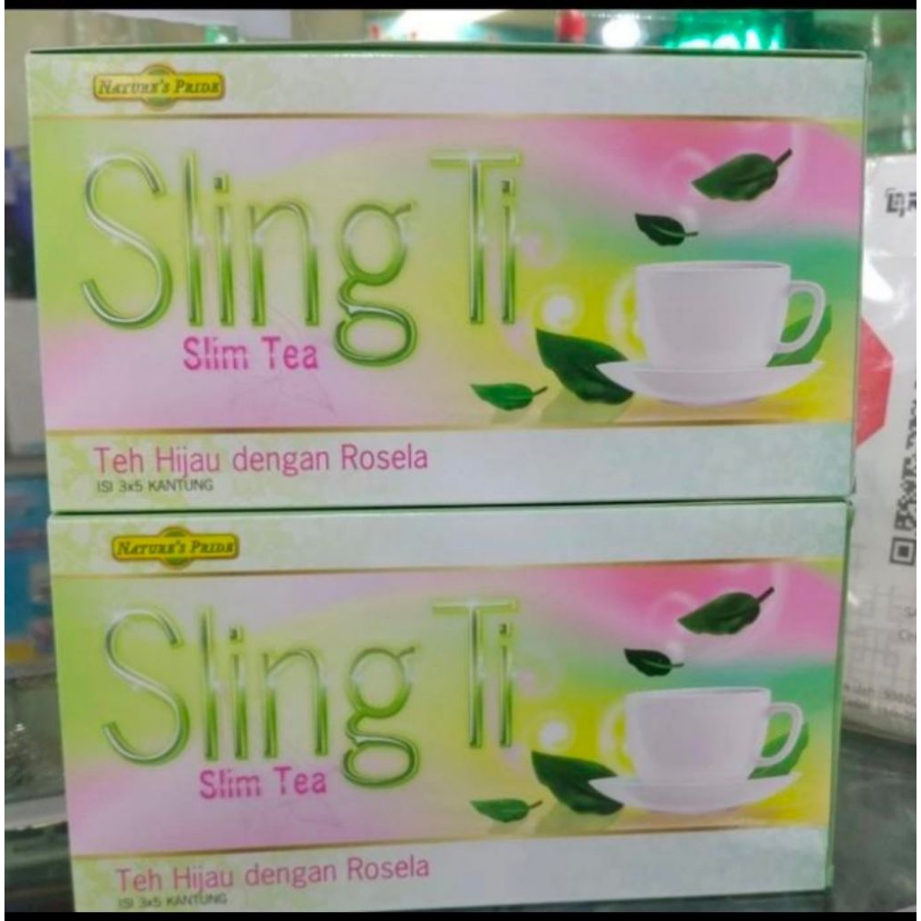 

SLINGTI TEH PELANGSING isi 15 Teh Hijau dengan Rosella Promo