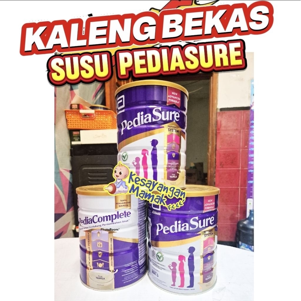 KALENG BEKAS SUSU PEDIASURE