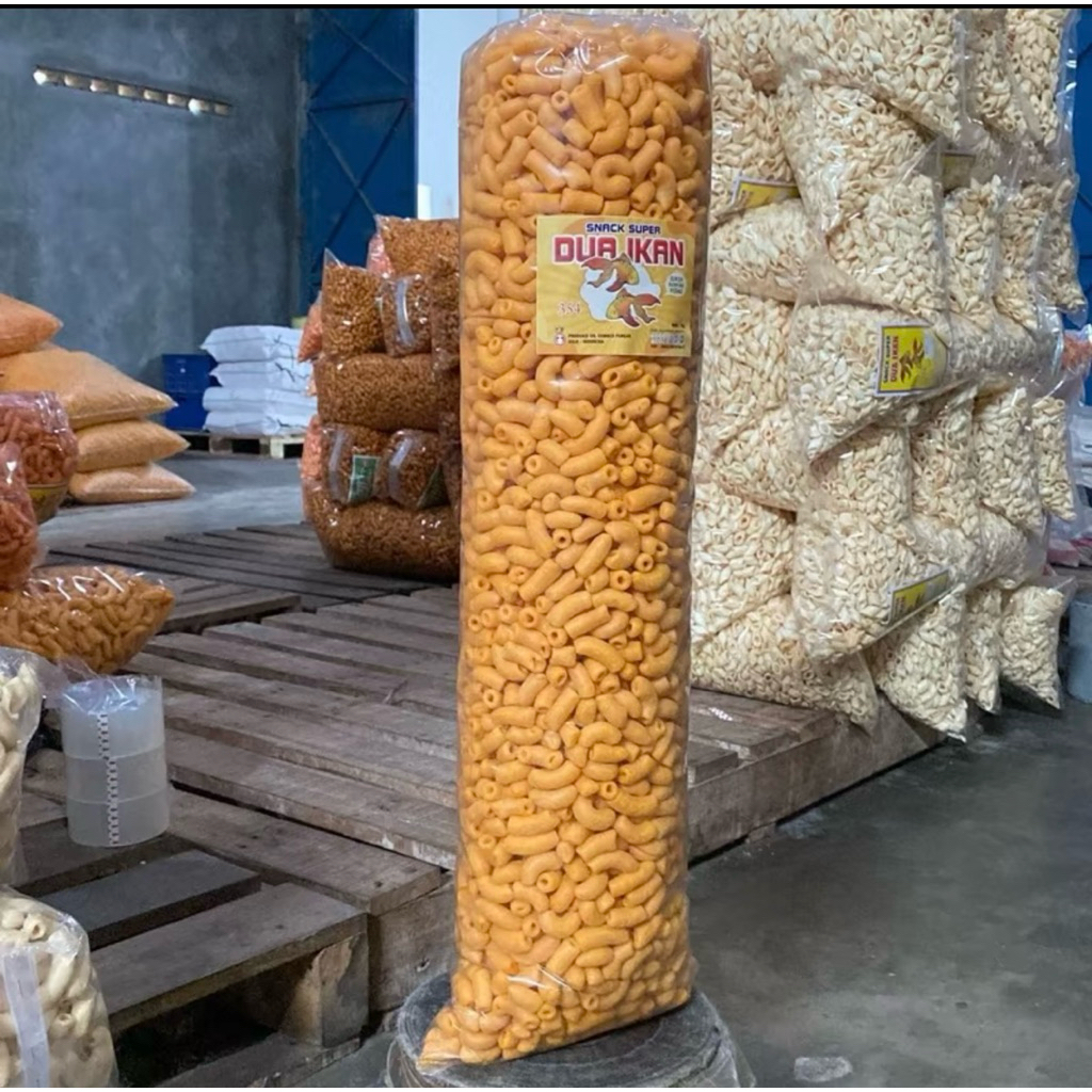 

Duaikan2snack- Makaroni Kress JAGUNG MANIS 1 Bal Netto 1kg - Snack Pedas Kering Goreng - Food Cemilan Makanan Keripik Camilan