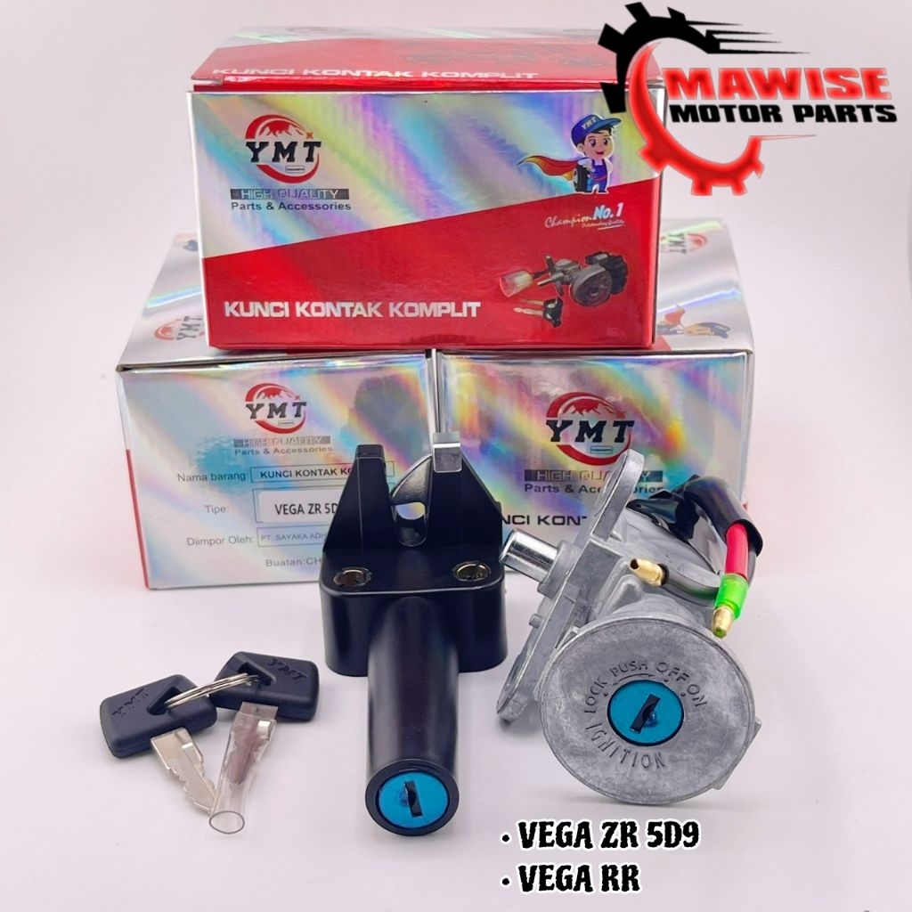 KUNCI KONTAK ASSY VEGA ZR 5D9 YAMAMOTO - Kunci Kontak set + jok Vega Zr / Vega RR 5D9