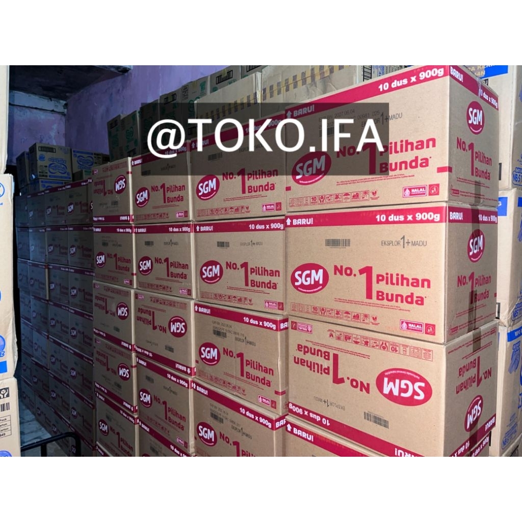 (karton) SGM 1+ & 3+ SUSU FORMULA PAKET 1KARTON ISI 10BOX