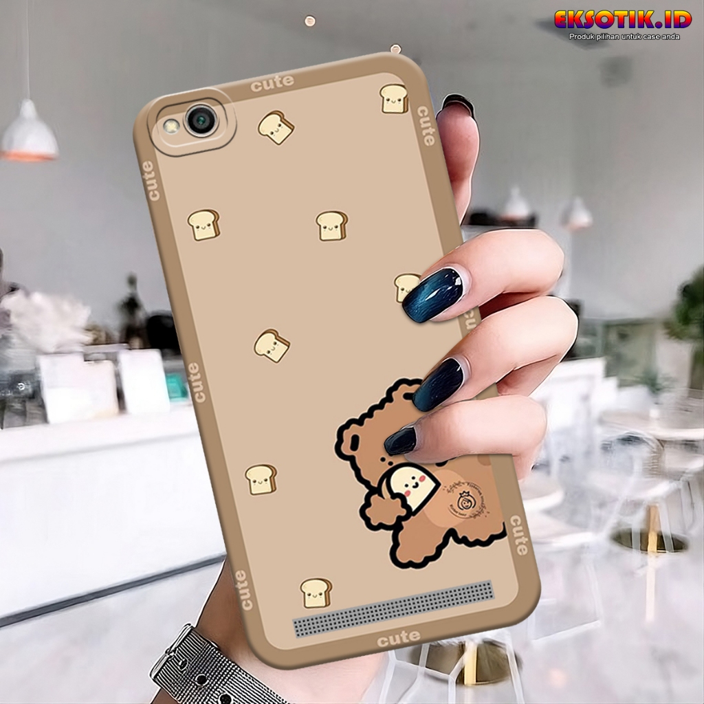 Case XIAOMI REDMI 5A - Eksotik.id - Casing XIAOMI REDMI 5A - Case CUTE BEAR - Skin Handphone - Silik
