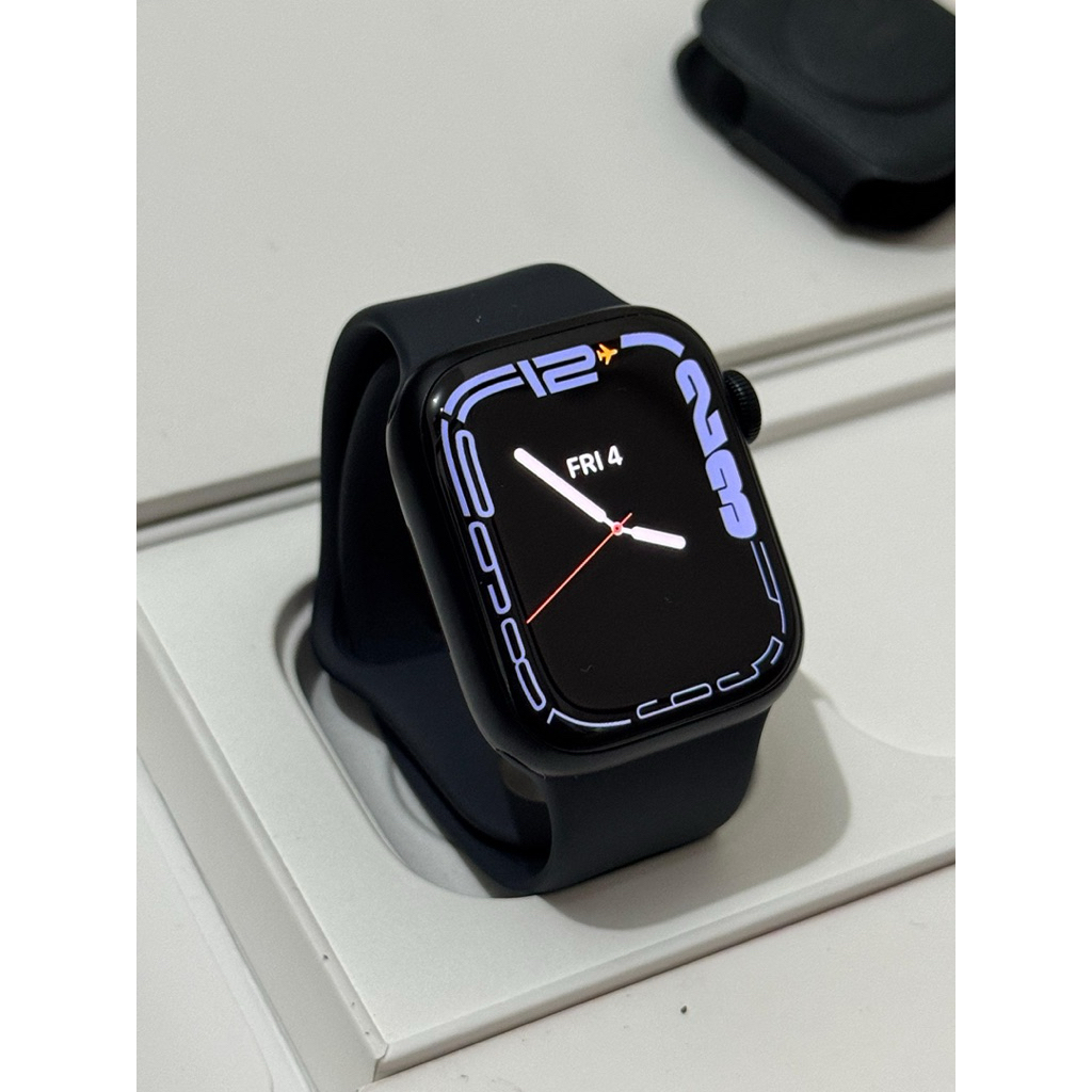 Ex iBox ID/A iWatch Series 7 41mm BH100% Midnight Fullset Original