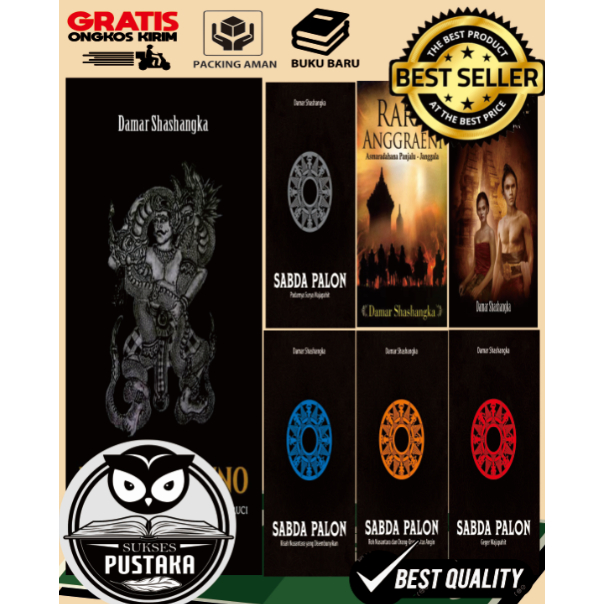 [NEW COVER] PAKET 7 SABDA PALON KISAH NUSANTARA, TONGGAK BUMI JAWA, ILMU JAWA KUNO